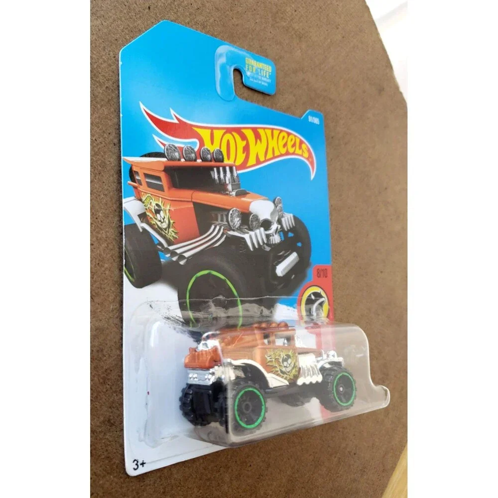 2017 Hot Wheels BAJA BONE SHAKER HW Daredevils #91/3 Satin Orange Off Road 6-SP